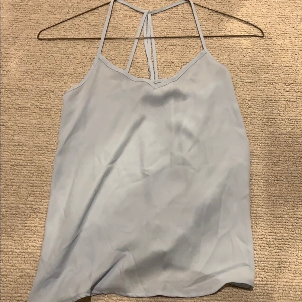 A&F beautiful light blue tank top
